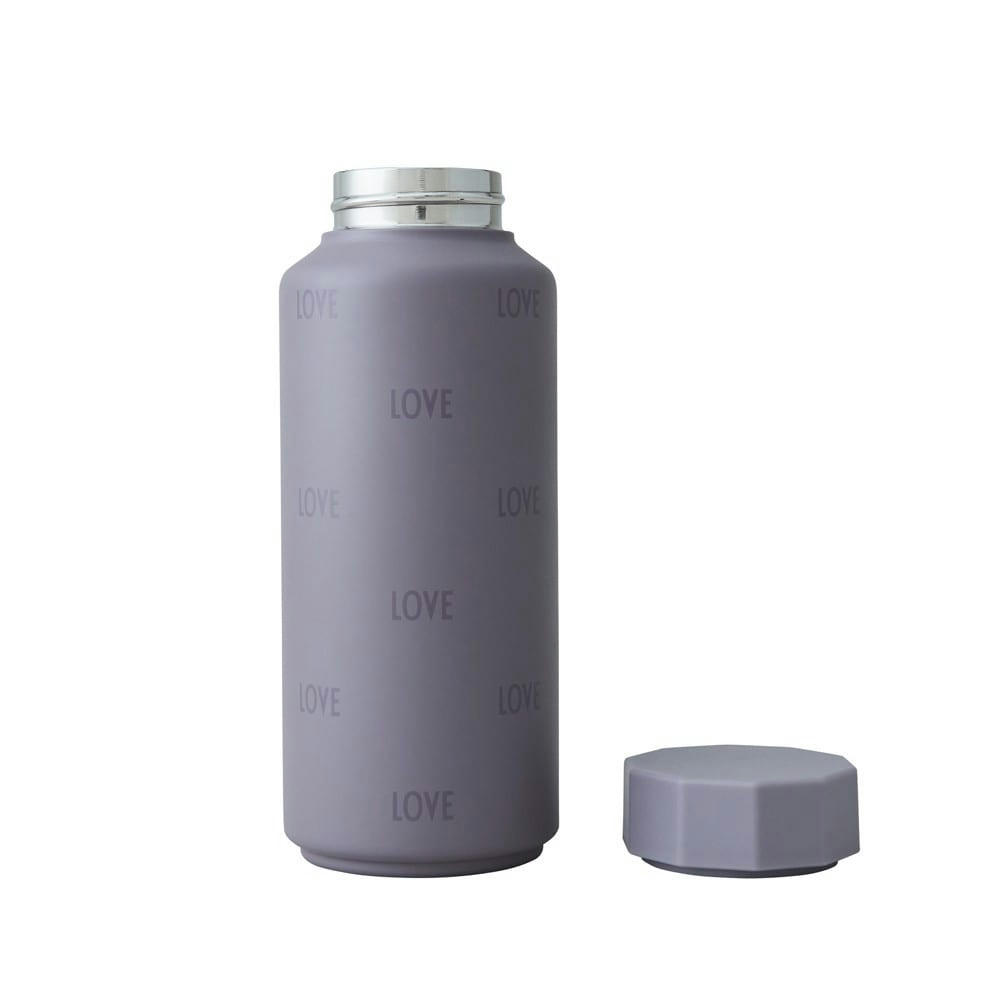 LOVE - Gourde isotherme unie violet 500ml