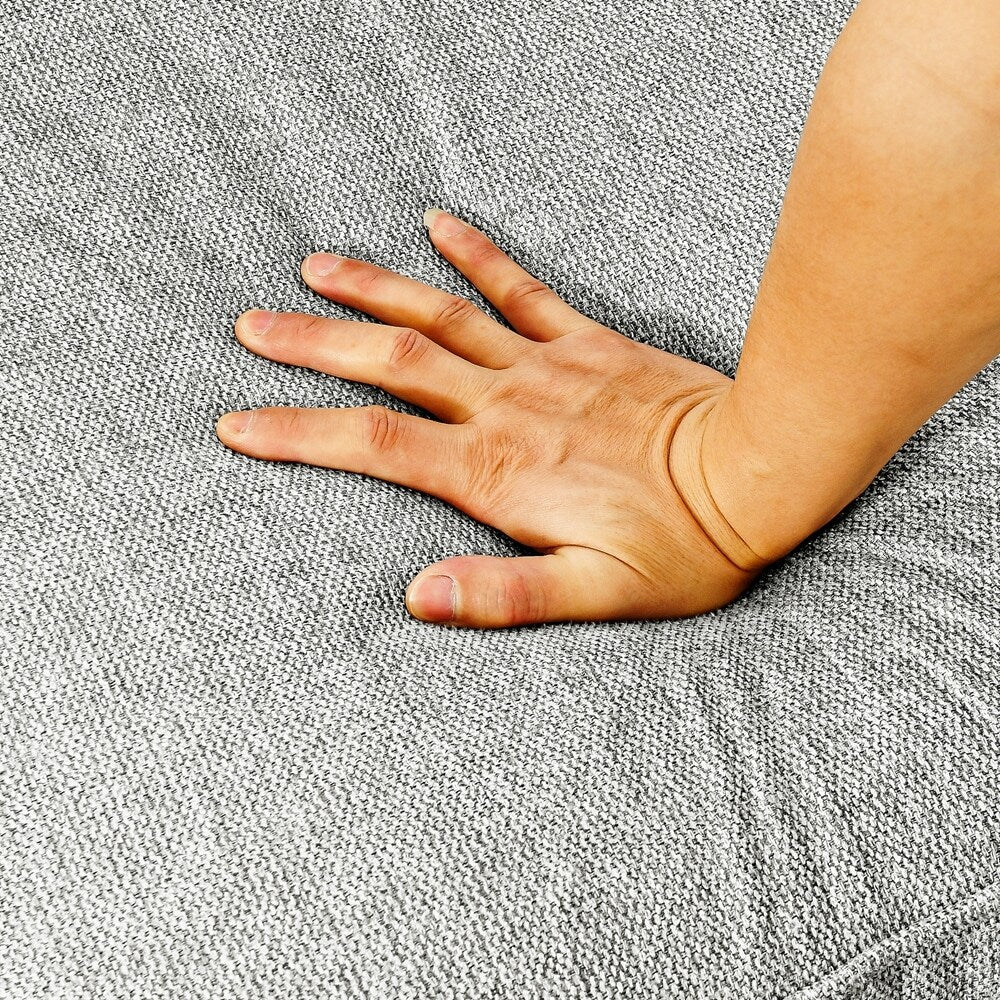 Chesterfield Sofa Tufted Upholstered PU 3-Seater Sofa