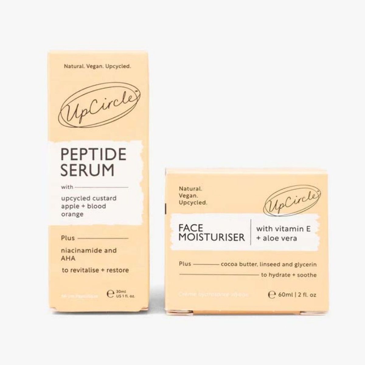 UpCircle Elasticity Boosting Moisturiser Serum Duo