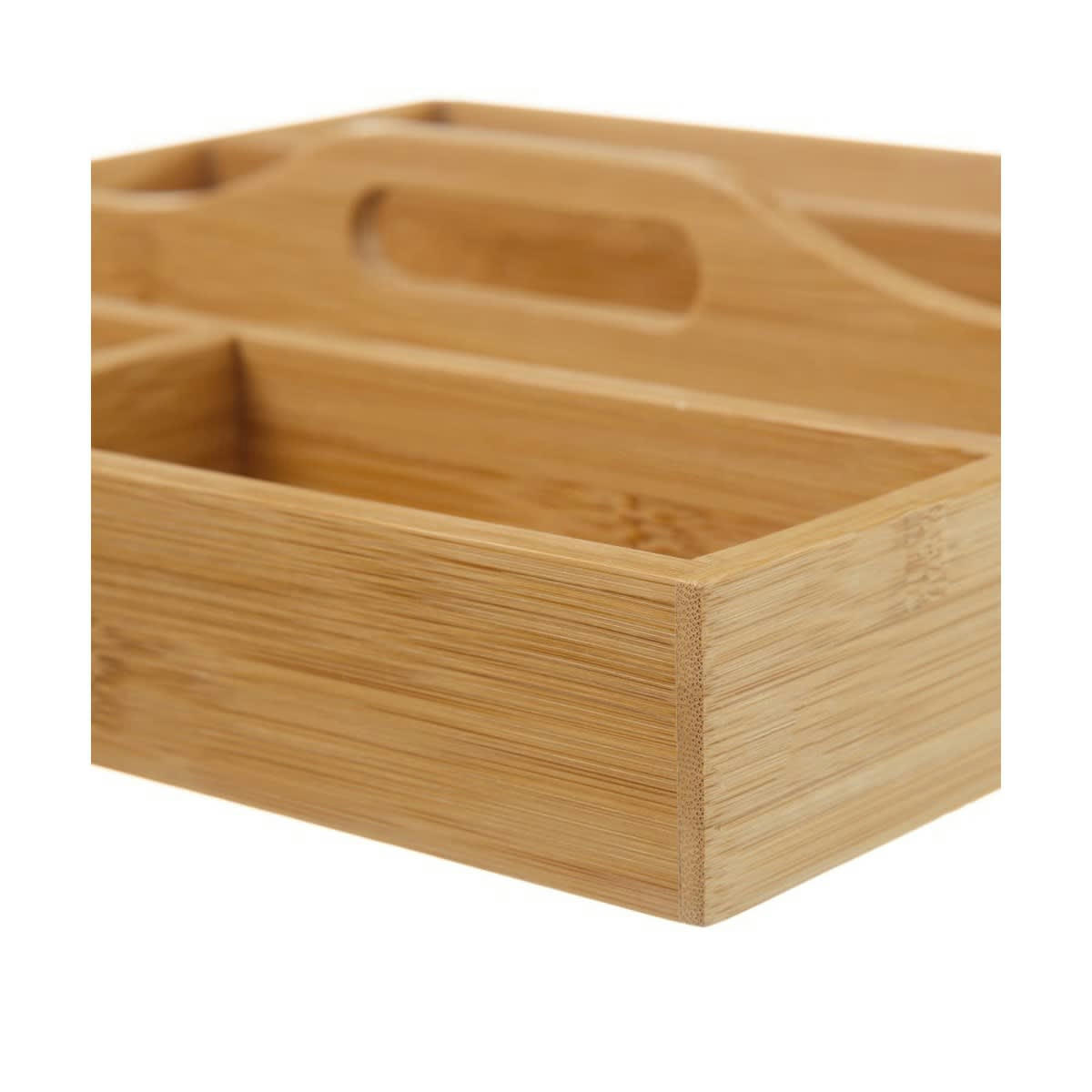 BAMBOU - Range-couverts plateau en bambou avec poignée