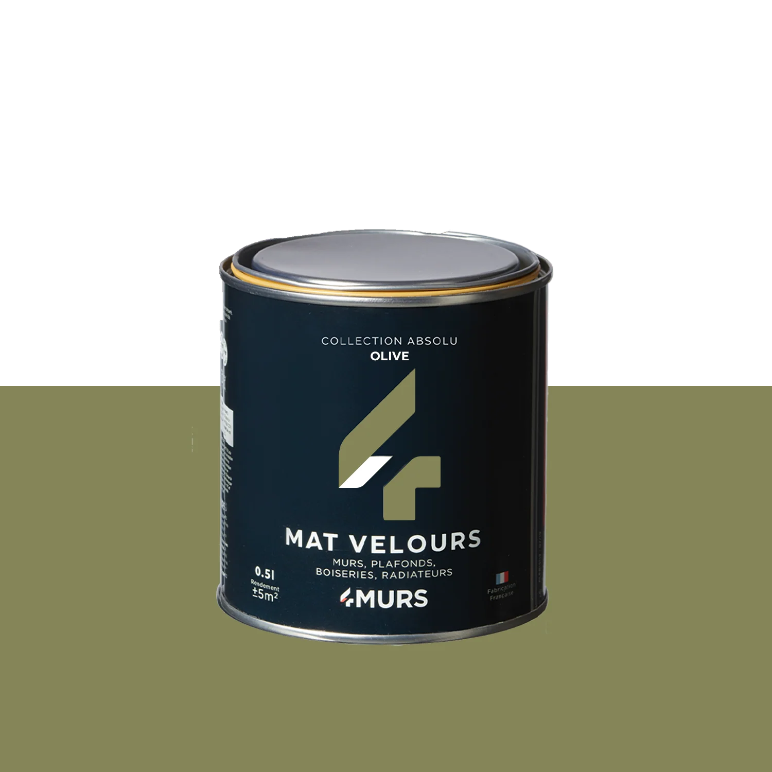 Absolu Peinture Peinture olive Mat 0,5 L