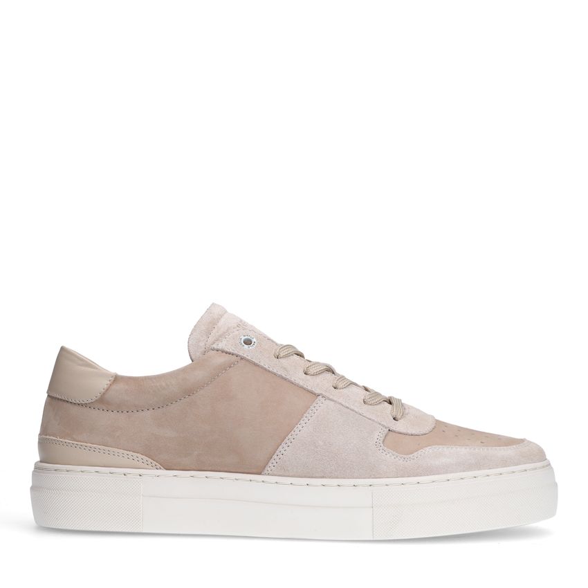 Manfield Beige suède sneakers