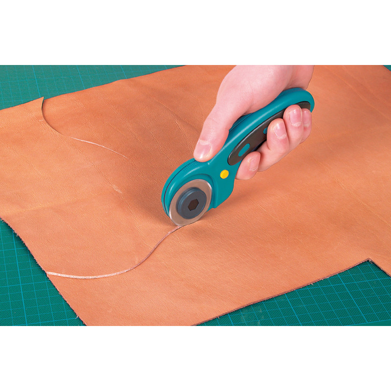 Cutter rotatif pour tissus et papiers Ø 45 mm WOLFCRAFT