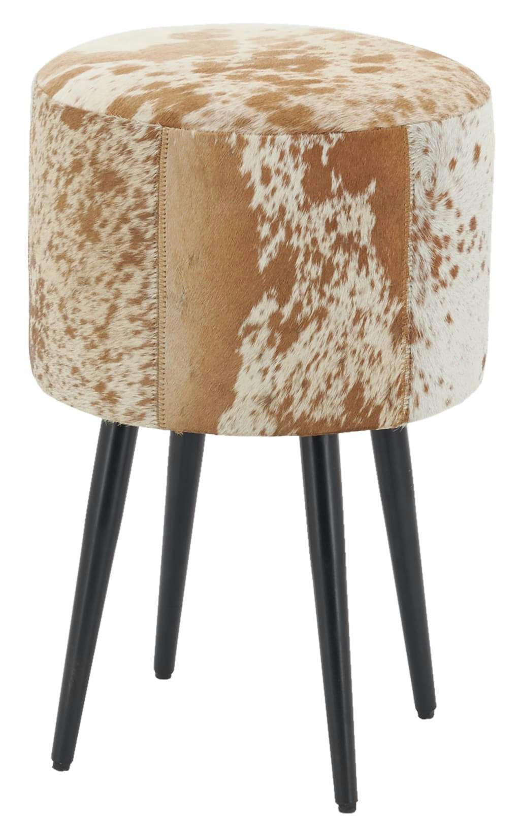 - Tabouret en peau de vache
