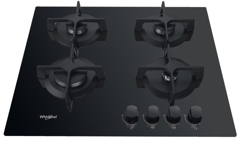 Płyta gazowa WHIRLPOOL AKT616NB 59 cm Czarne szkło