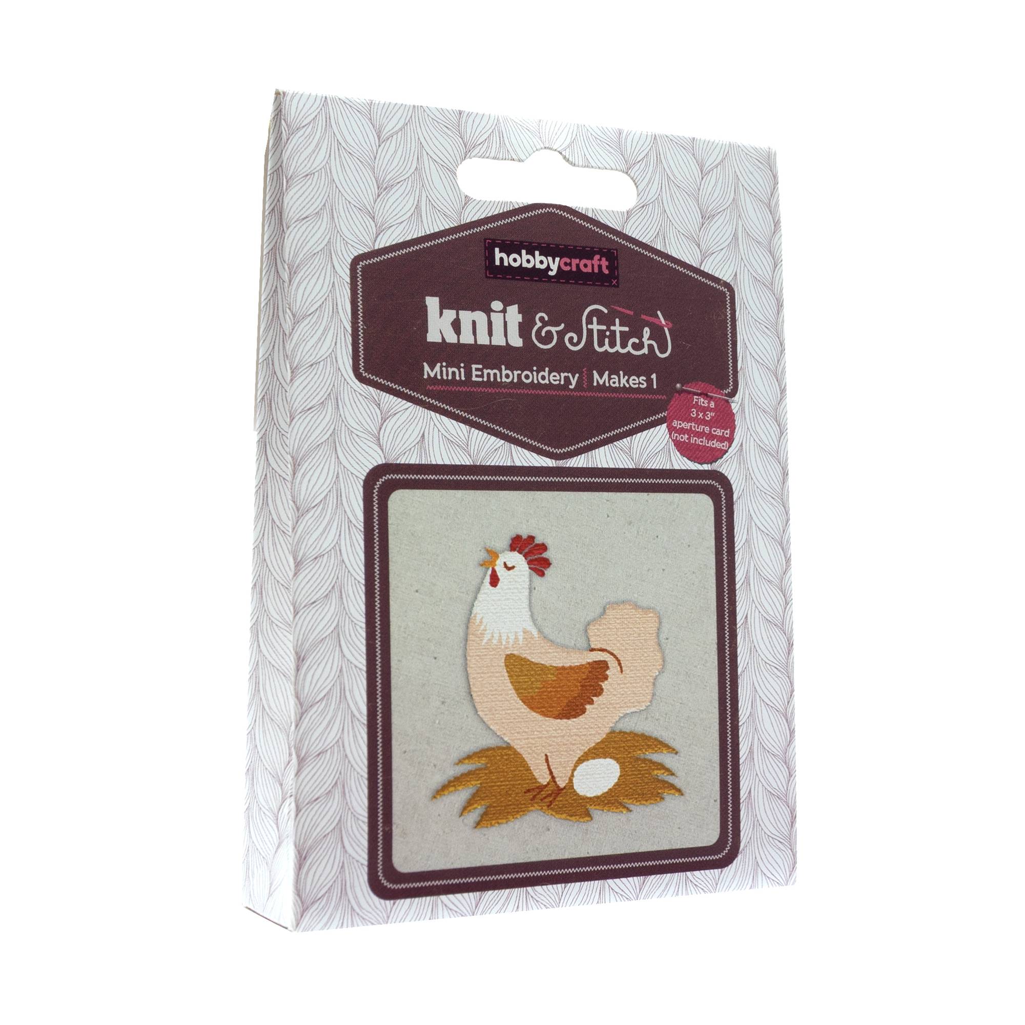 Mini Hen Embroidery Kit