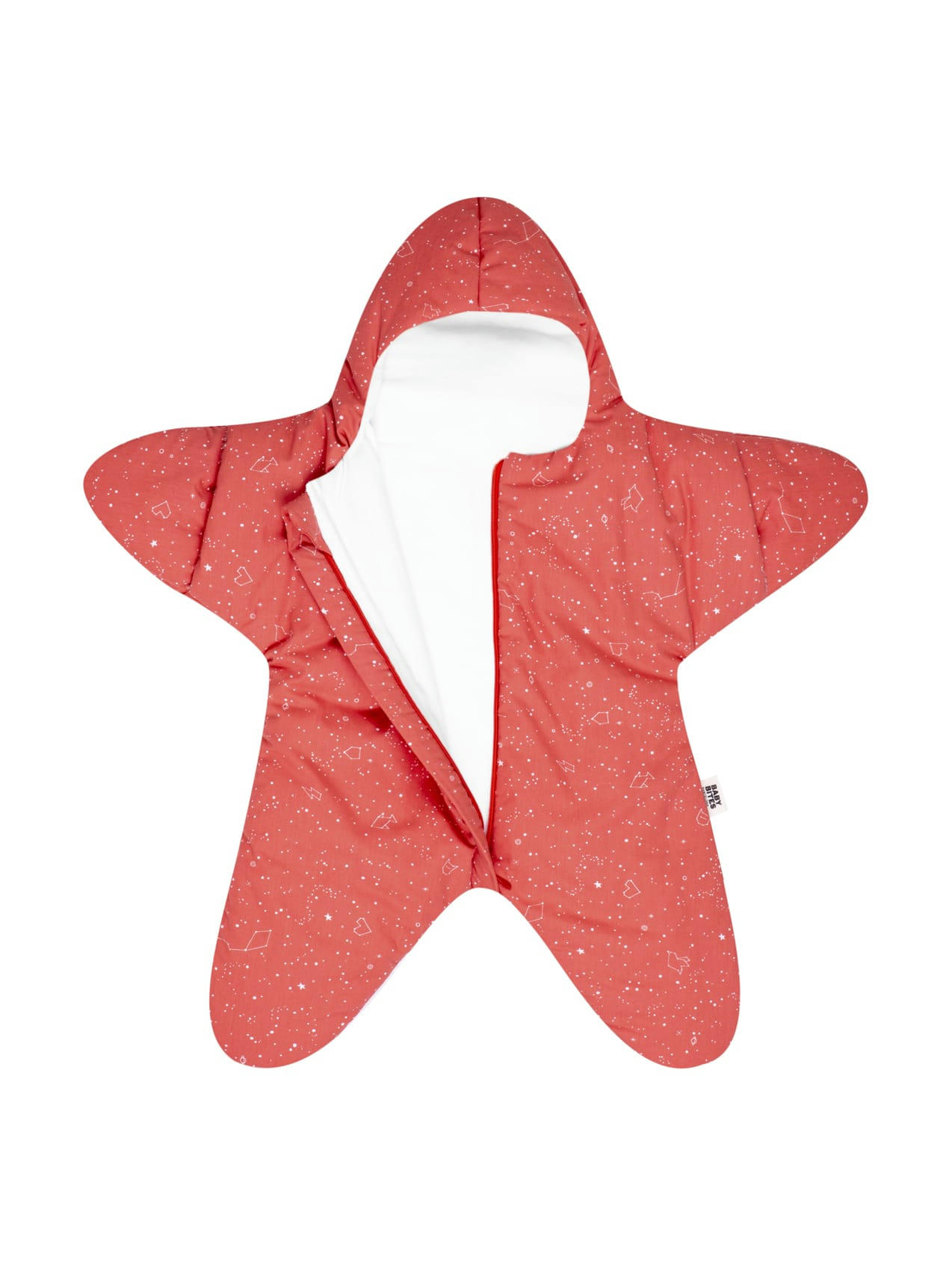 STAR - Gigoteuse Étoile pour bébés de 1 à 6 mois 100% coton Rose