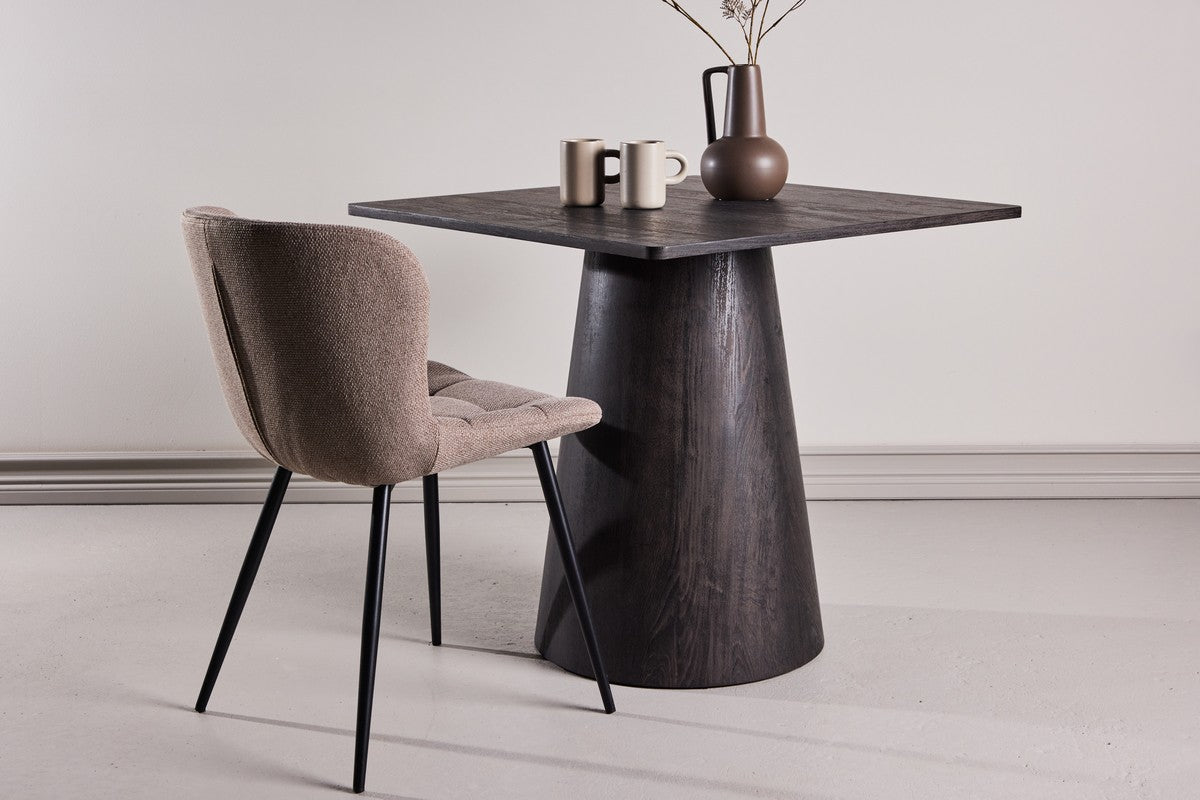 Rebellenclub Oulu Eetkamertafel - 80x80cm - Mokka
