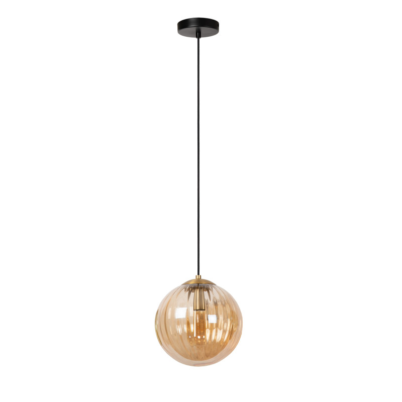 Suspension Monsaraz ambre Ø 25 cm E27 40 W LUCIDE