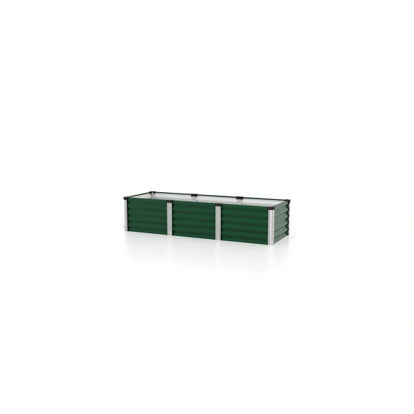 Hochbeet »In&Out«, BxHxL: 65 x 40,3 x 185 cm, Zincalume/Aluminium