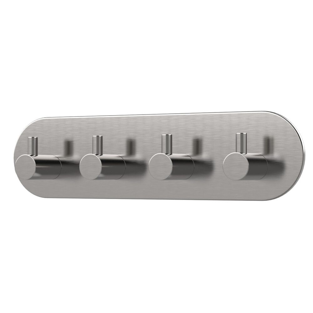 KROK SELVKLEBENDE 4-KROK OVAL MATT KROM