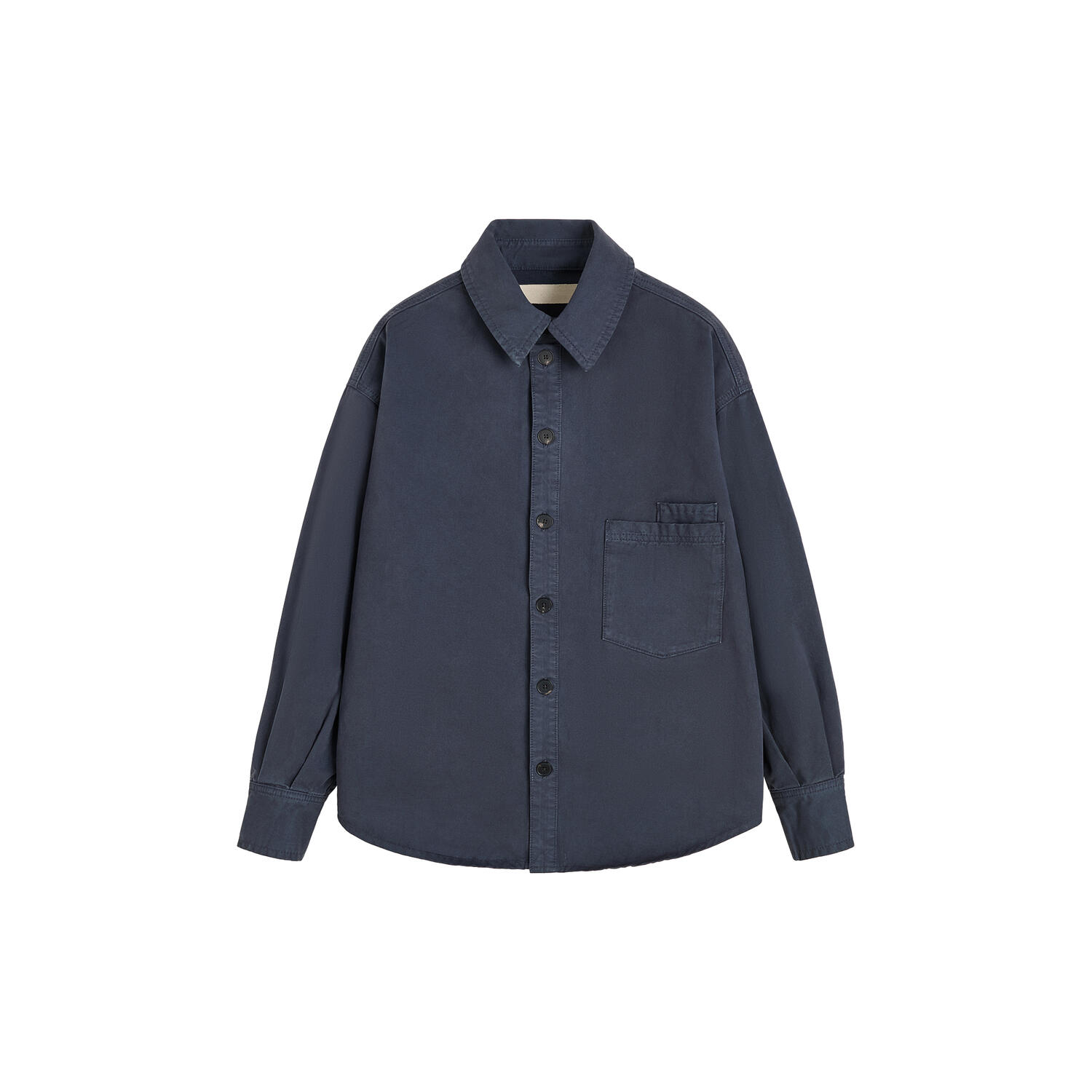 Casy Shirt Cotton, washed slate