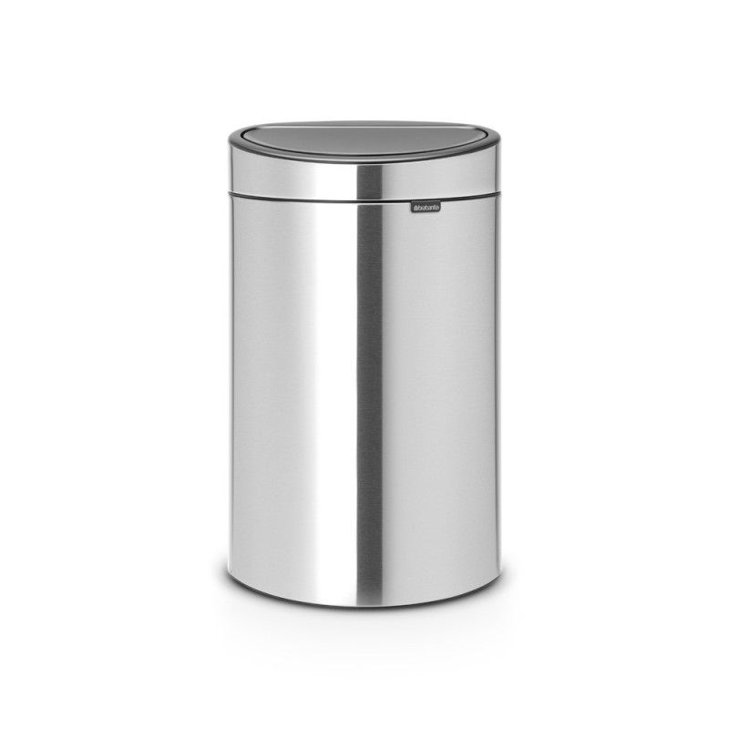 Poubelle Touch Bin acier mat 40 L BRABANTIA