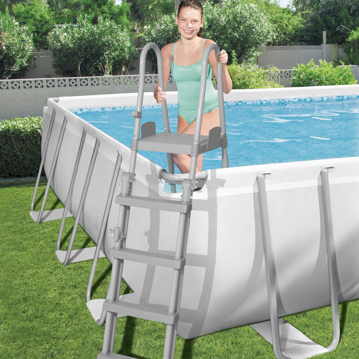 Piscina rettangolare con filtro a sabbia Bestway 732x366x132 cm