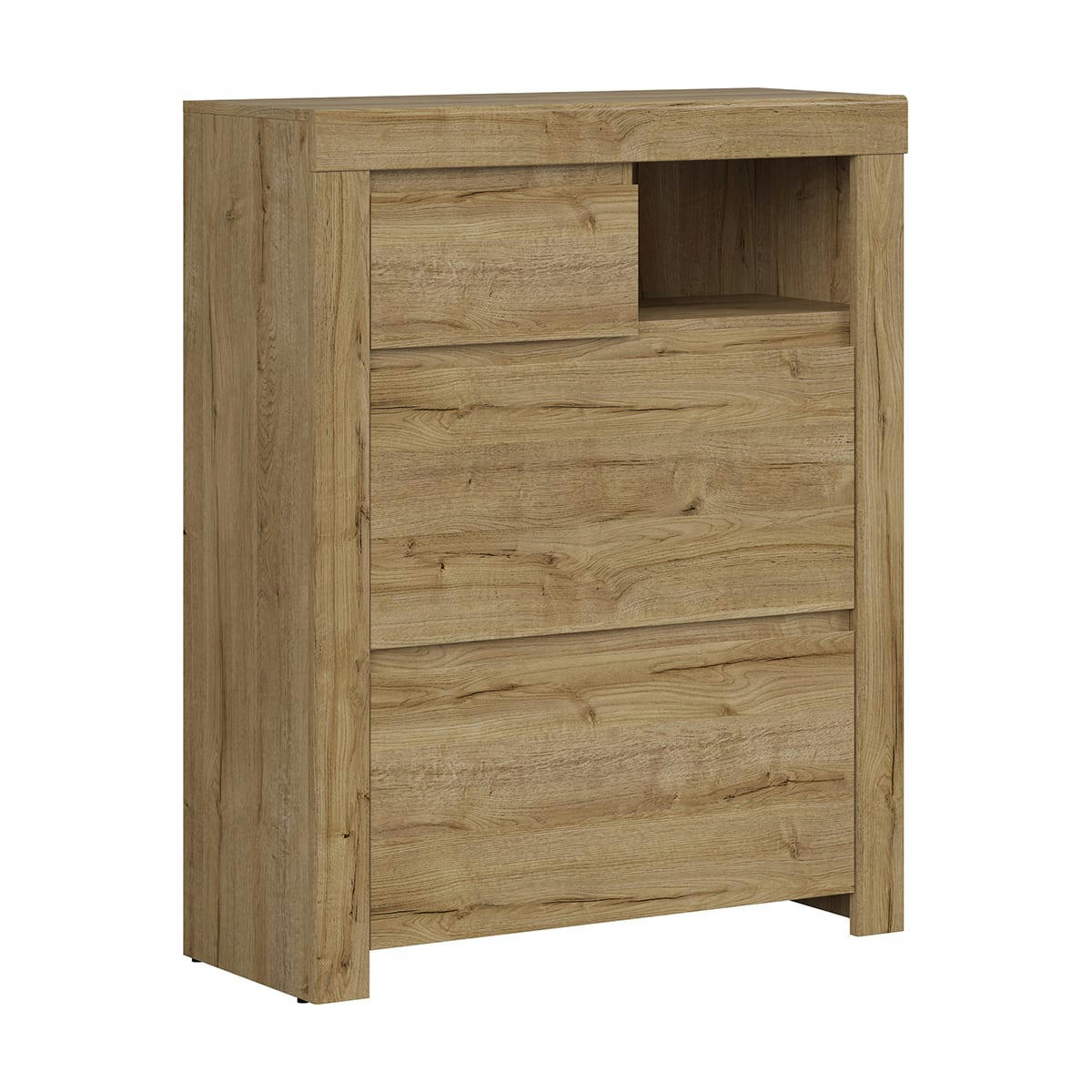 - Meuble chaussure 2 portes 1 tiroir panneaux agglomérés naturel