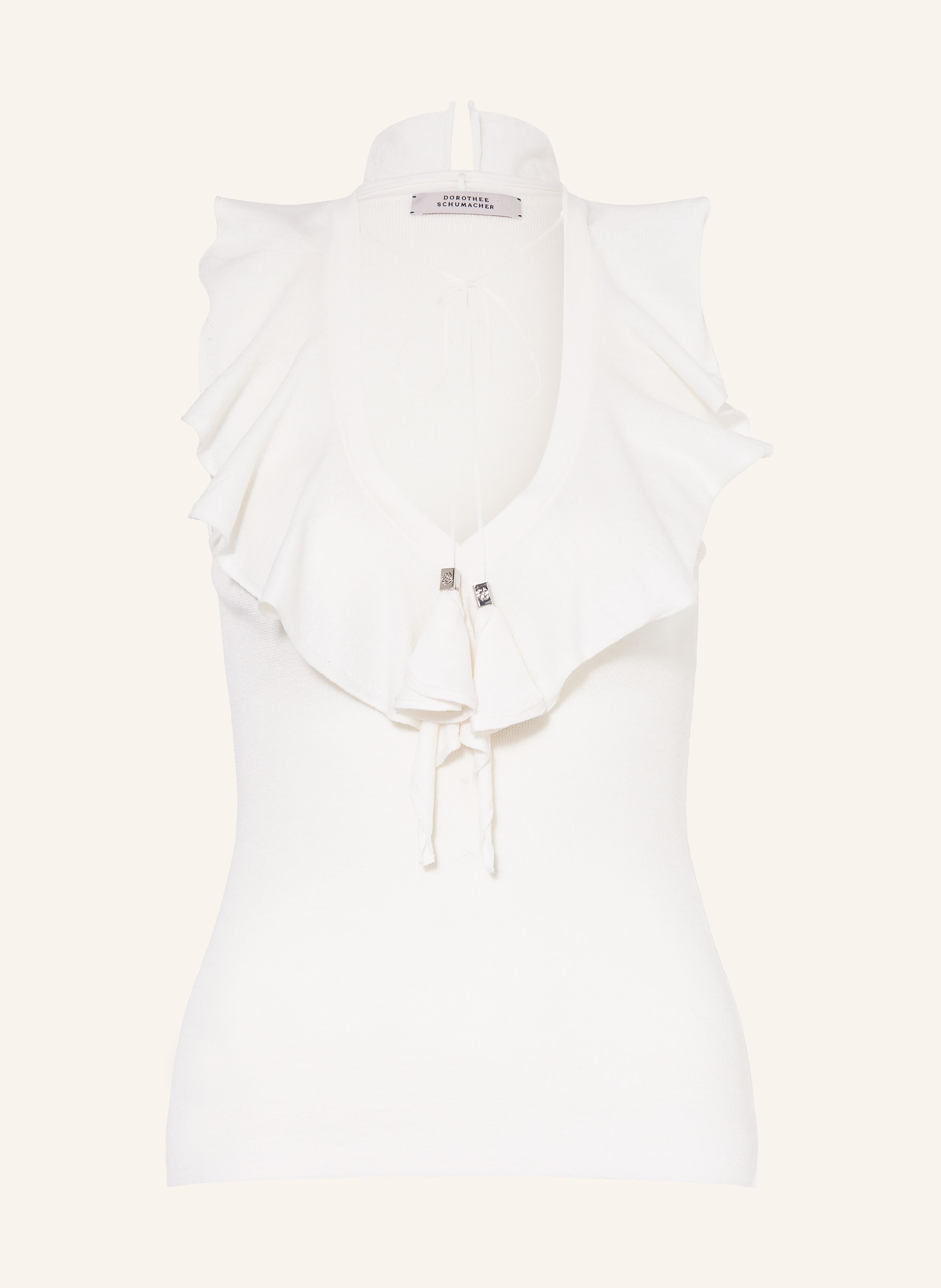 DOROTHEE SCHUMACHER Stricktop REFINED ESSENTIALS mit Volants
