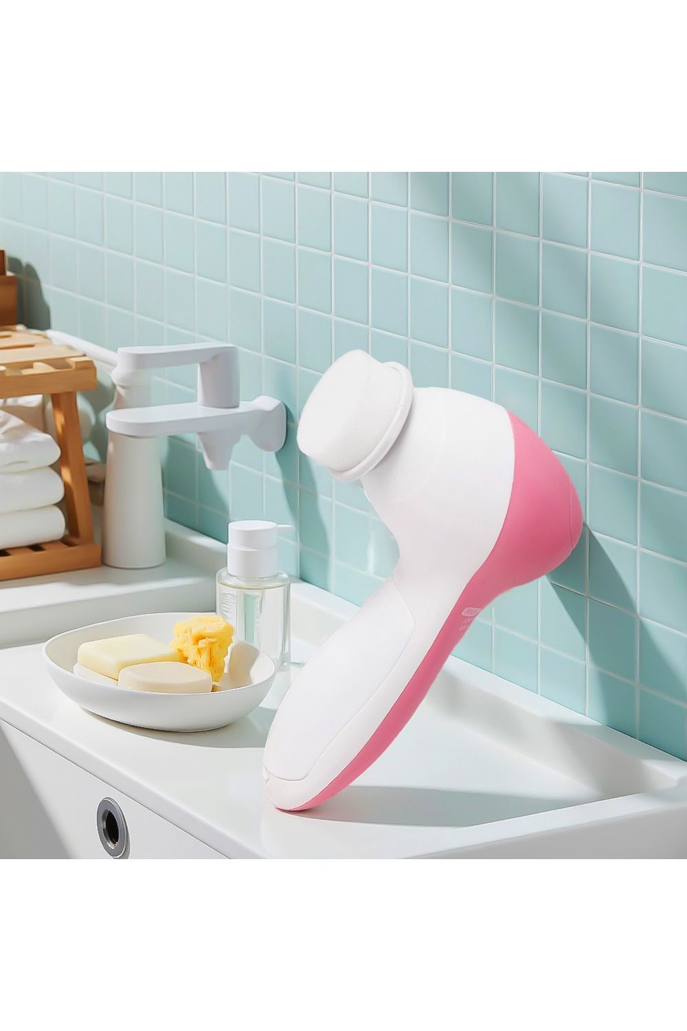 SHEONLY 5 in 1 Electric Facial Cleansing Brush Set
