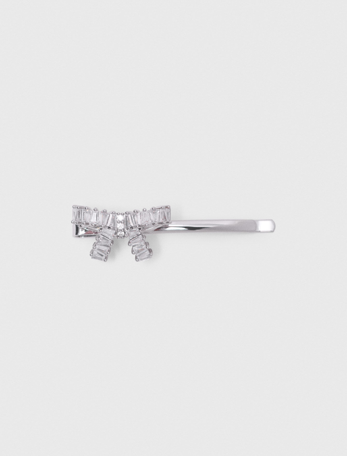 Barette nœud à strass