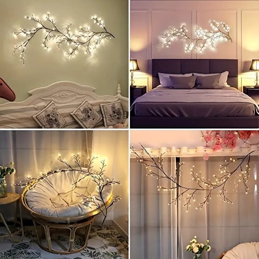 NNETM USB-Powered Tree Branch Decoration - Christmas Night Light