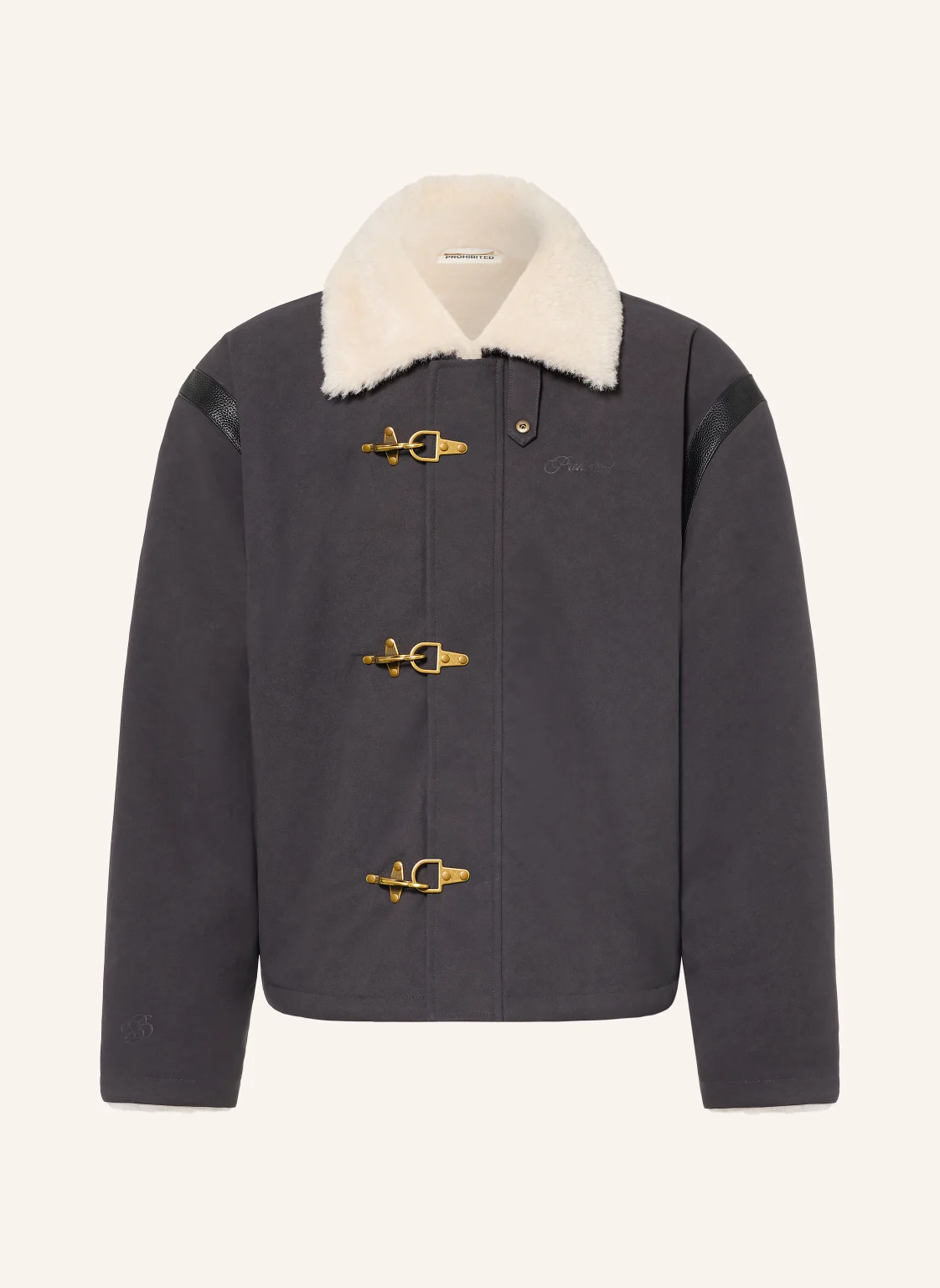 PROHIBITED Jacke VARSITY im Materialmix
