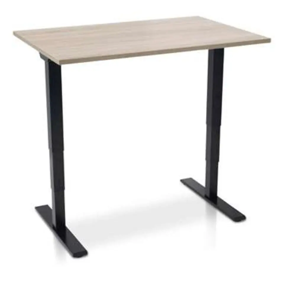 MRC COMFORT elektrisch zit sta bureau - 140x80 - midden eiken