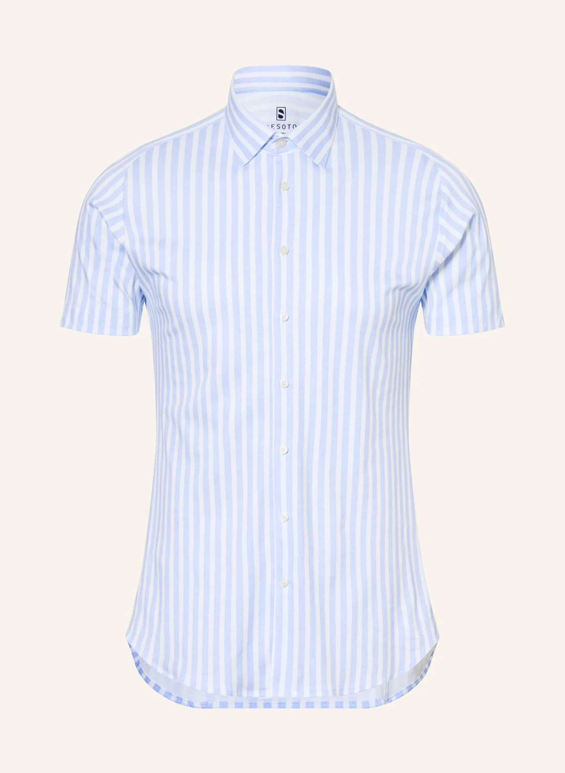 DESOTO Kurzarm-Hemd Slim Fit aus Jersey