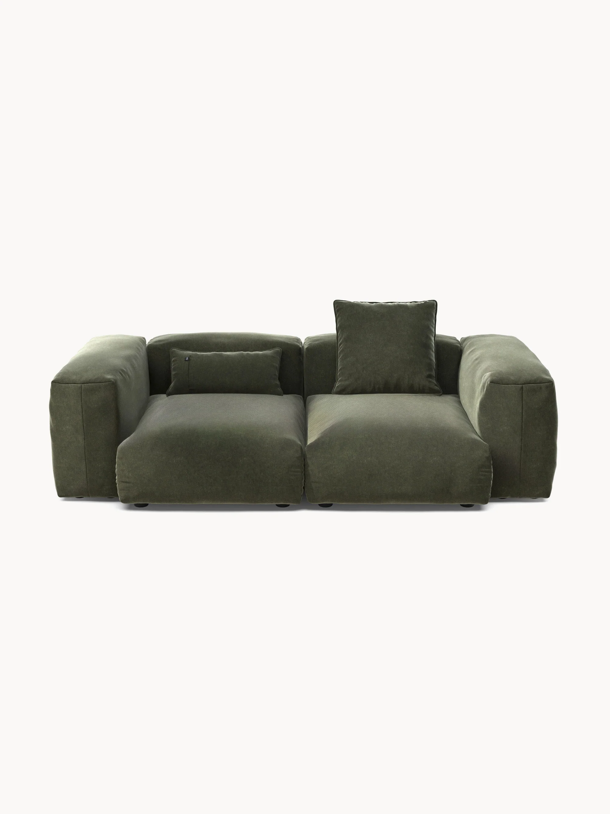 Modulares Samt-Sofa Vetsak (2-Sitzer)