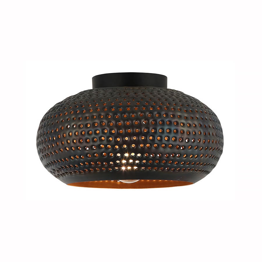 Freelight Freelight Plafondlamp Fuoco Bruin Zwart Ø 30cm E27 Fitting