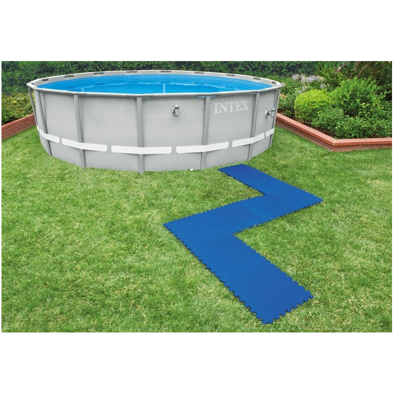Dalles de piscine 50 x 50 cm 8 pièces INTEX
