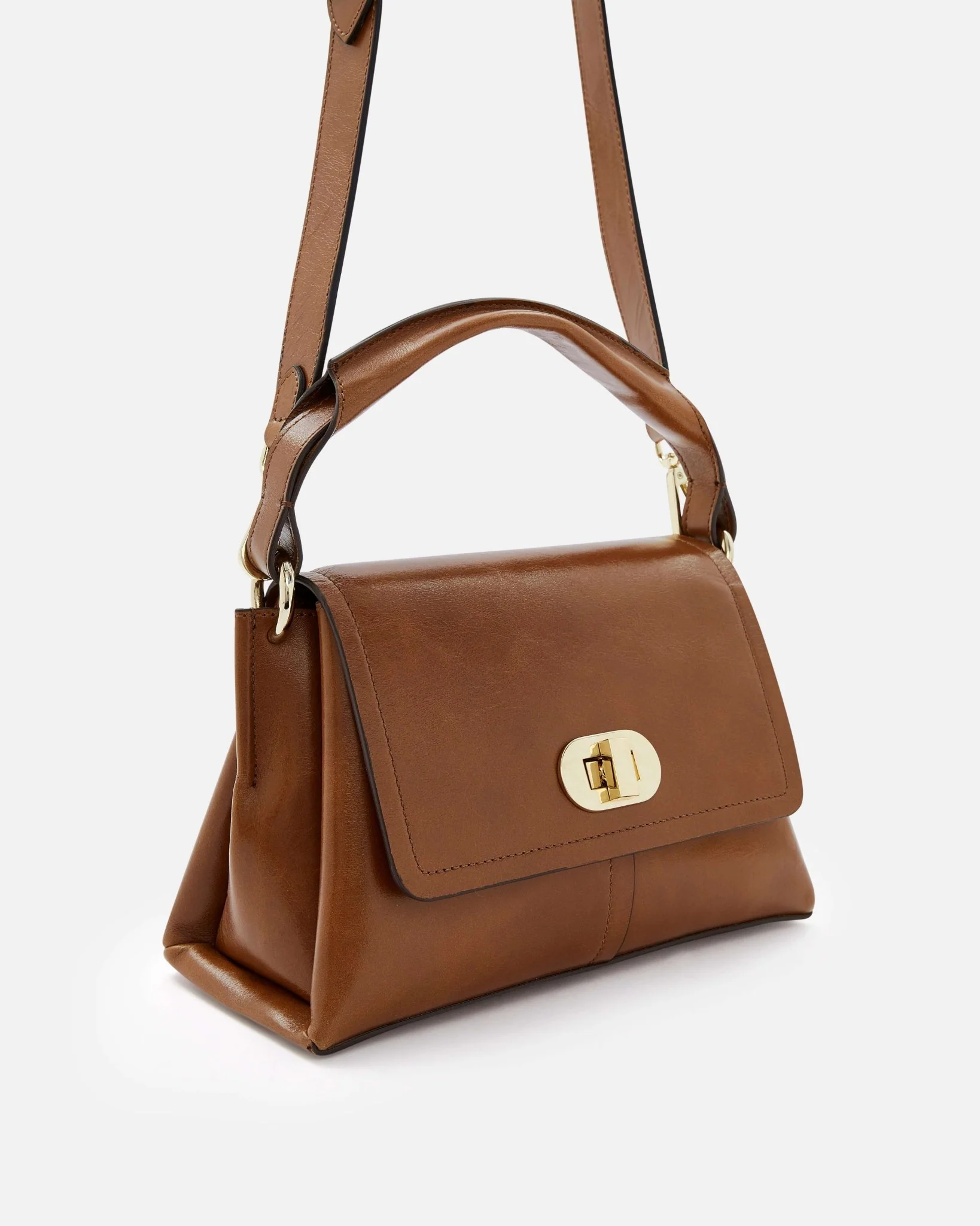 SAC CUIR GABRIEL CAMEL