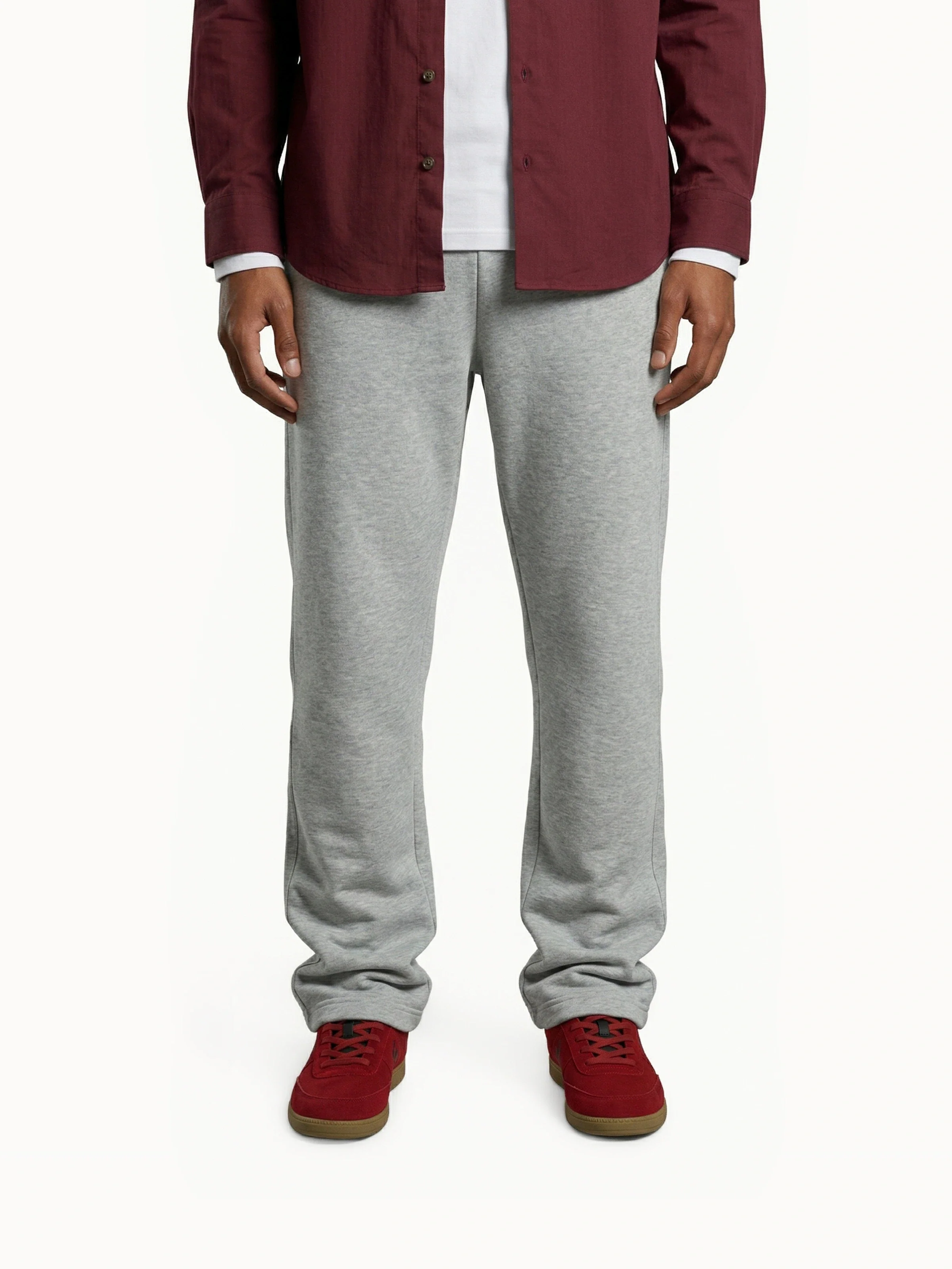 Pantalon relax en molleton