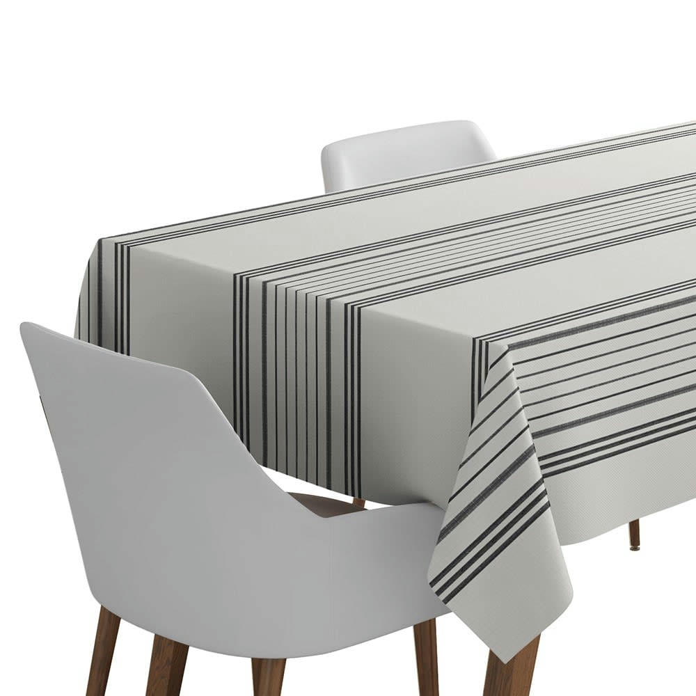 BERRAIN - Nappe coton Blanc 160x350 cm