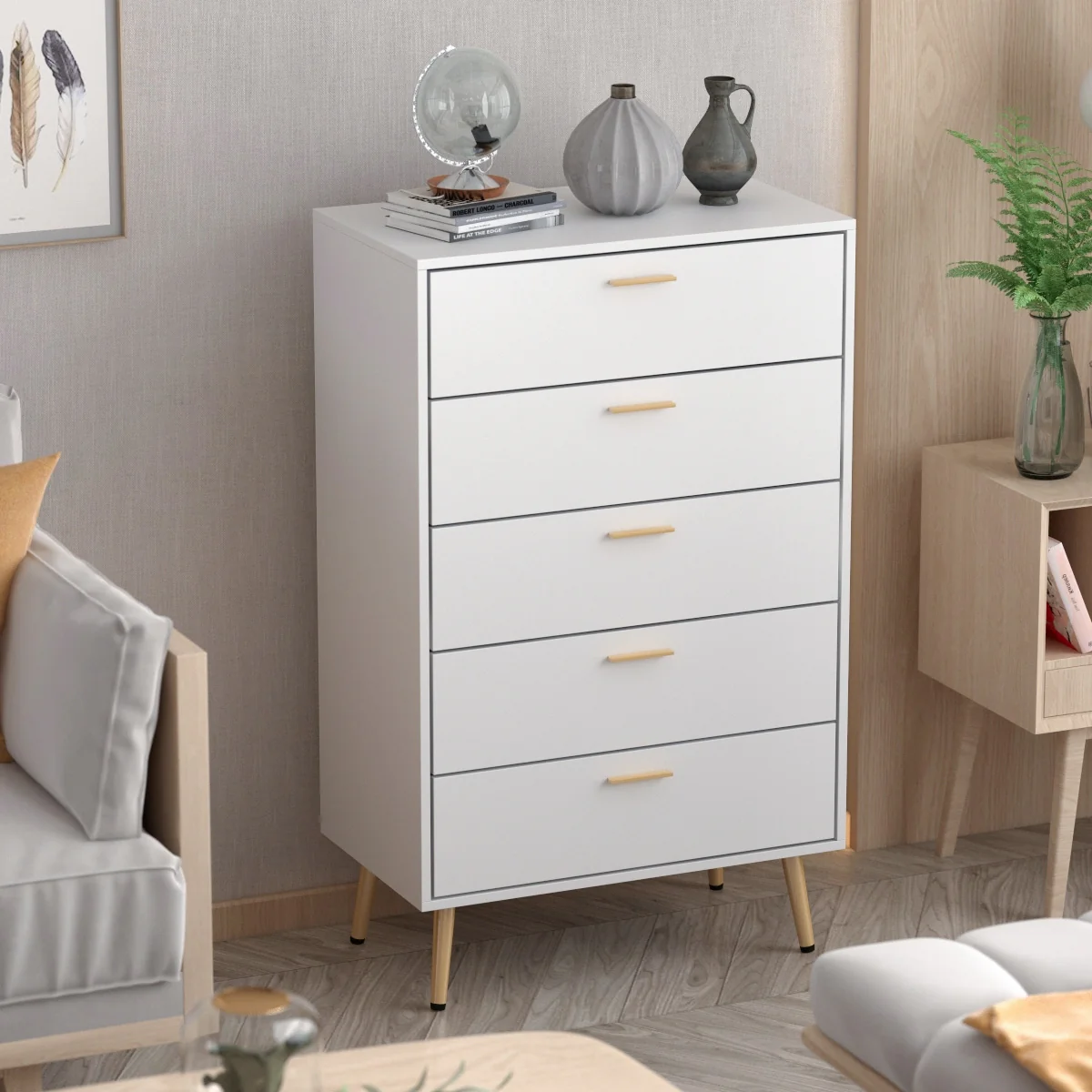 Kerrogee Modern 5-drawer Storage Chest