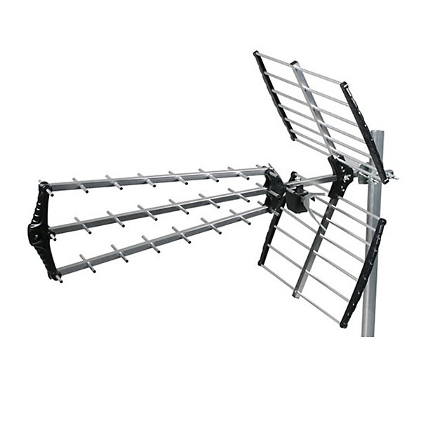 Antenne TNT Trinappe Gain 18dB   Amplificateur tnt 2 Sorties HDSAT