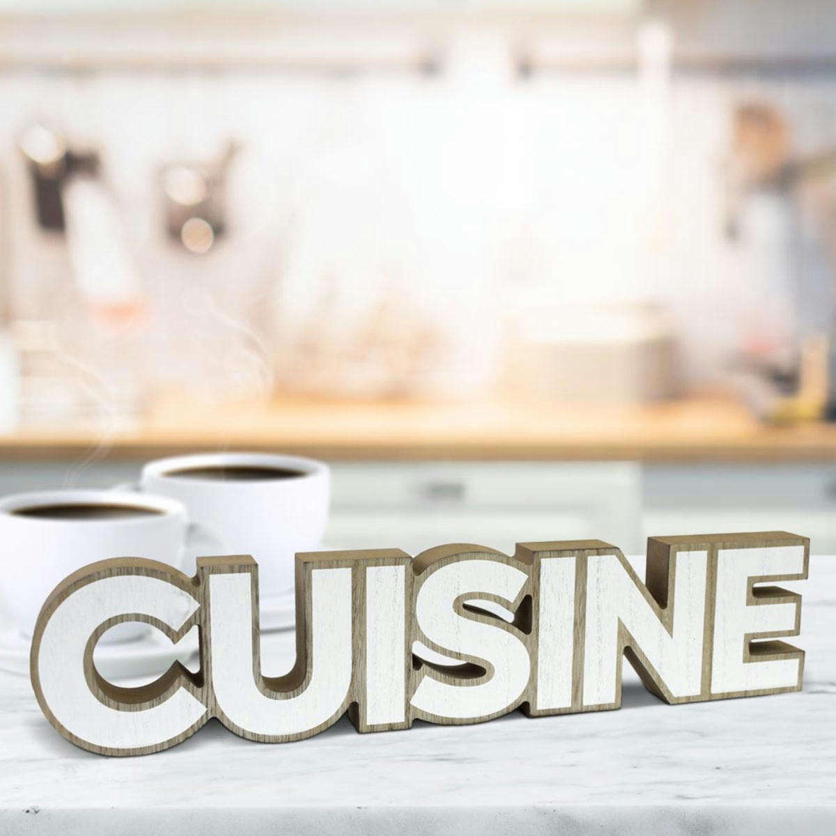- Mot à poser décoratif en bois Cuisine