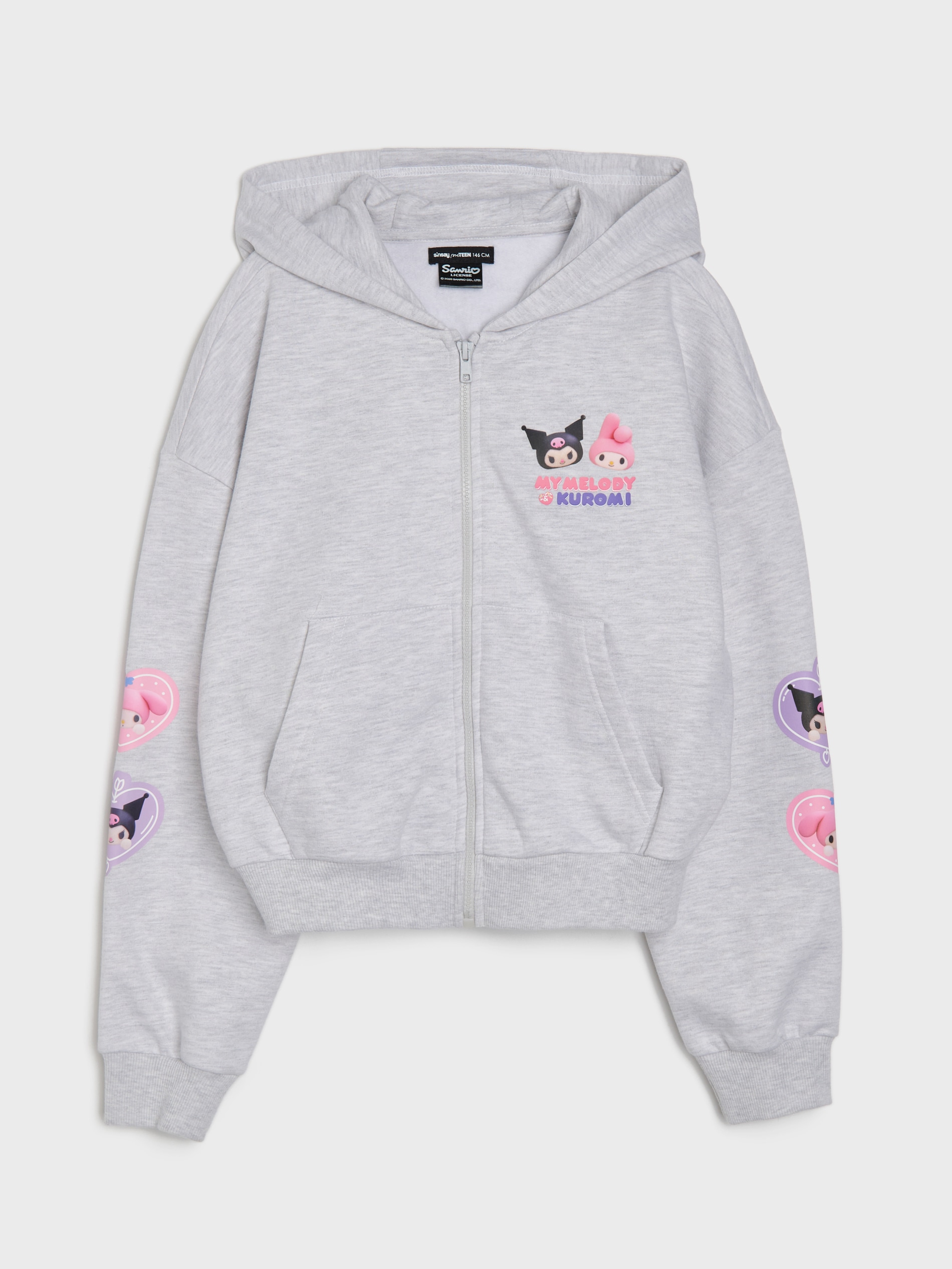 Rozpinana bluza z kapturem My melody and Kuromi