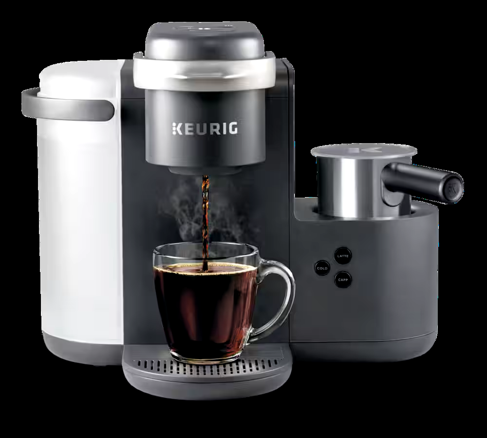 Keurig® K-Cafe™ Single Serve Coffee, Latte & Cappuccino Maker with Milk Frother, Black