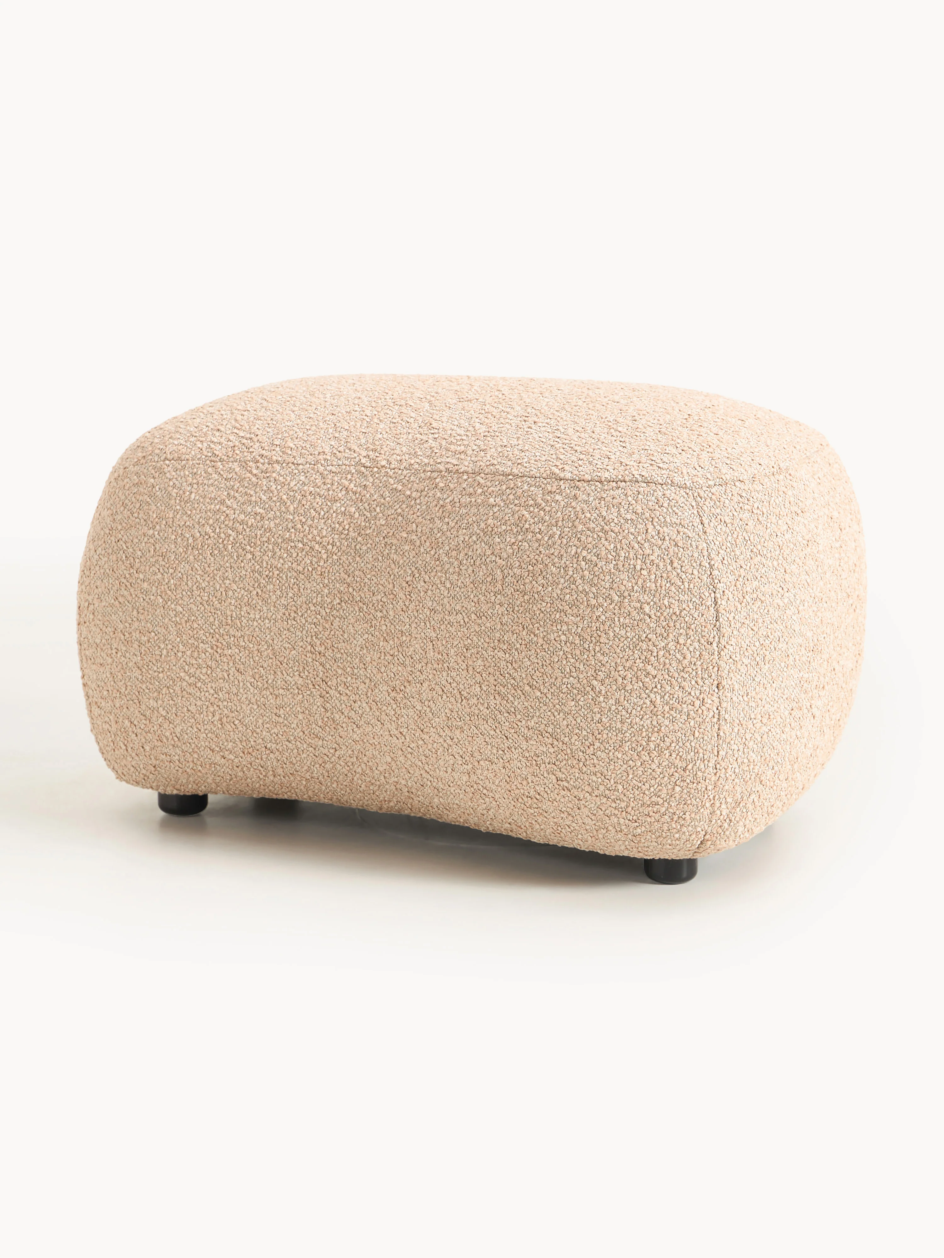 Bouclé-Sofa-Hocker Alba