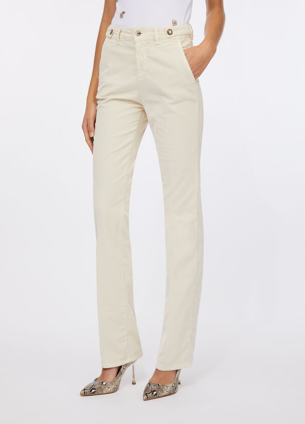 Pantaloni bootcut in velluto