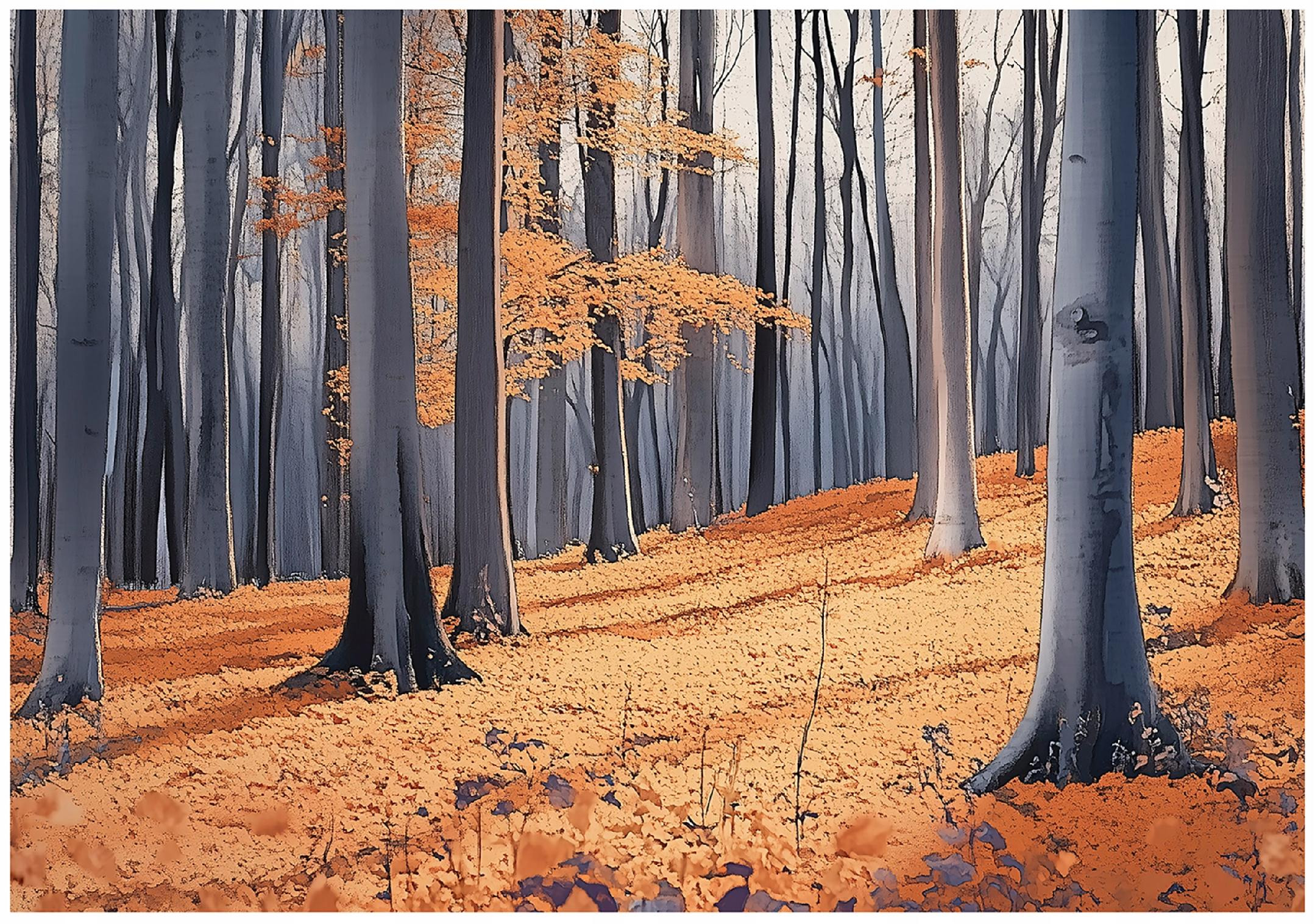 Fototapeta Las Drzewo Natura Sypialnia Salon Tapeta Flizelina 250X175