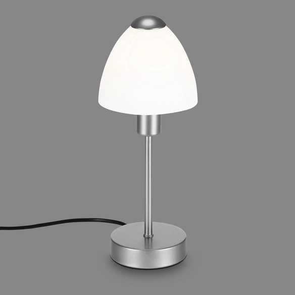 Tischleuchte »MANINO«, ØxH: 10 x 32 cm, 25 W, Metall/Glas