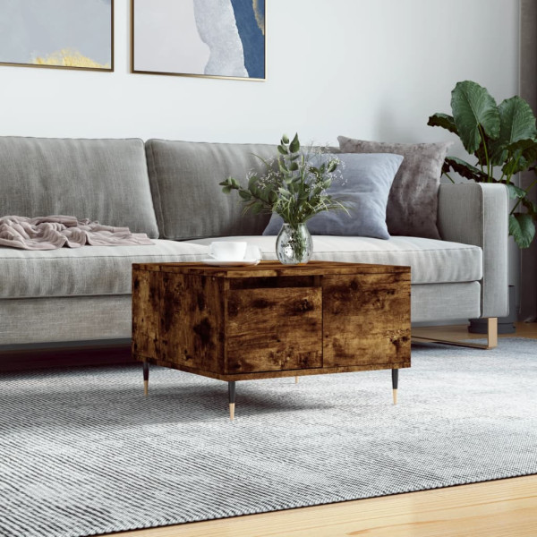 Stolik Kawowy Ława Stół Brązowy 55x55x36.5 Do Salonu Do Pokoju