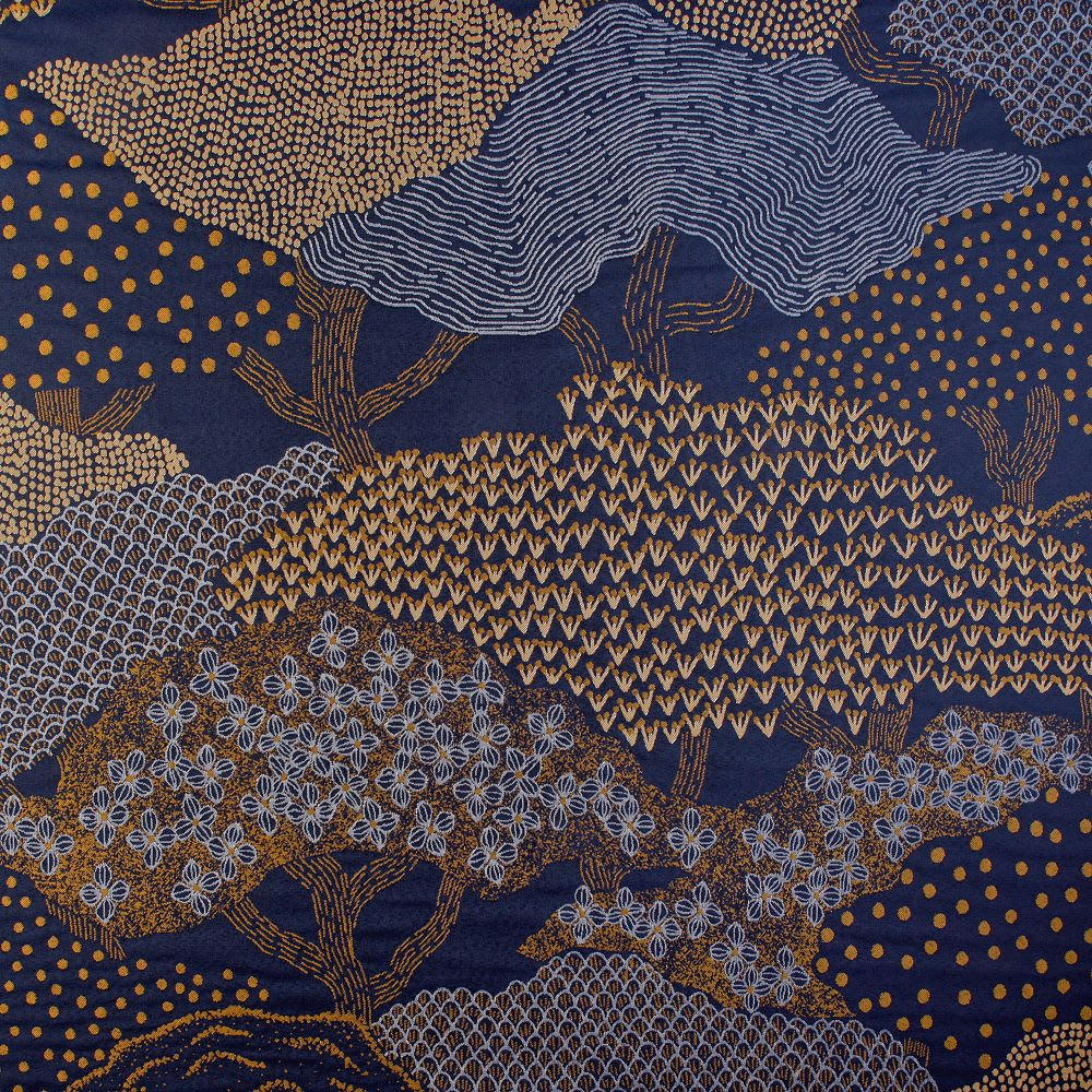 HOKKAIDO - Rideau d'ameublement 140x240cm Bleu marine