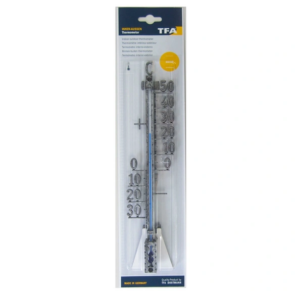 Außen-Thermometer, Breite: 6,5 cm, Metall