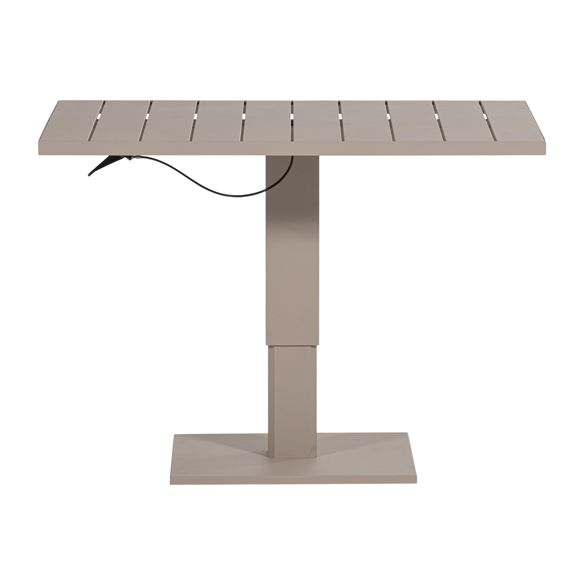 WOOOD tuintafel verstelbaar Tesso - Aluminium - Zand - 68/45x100x80