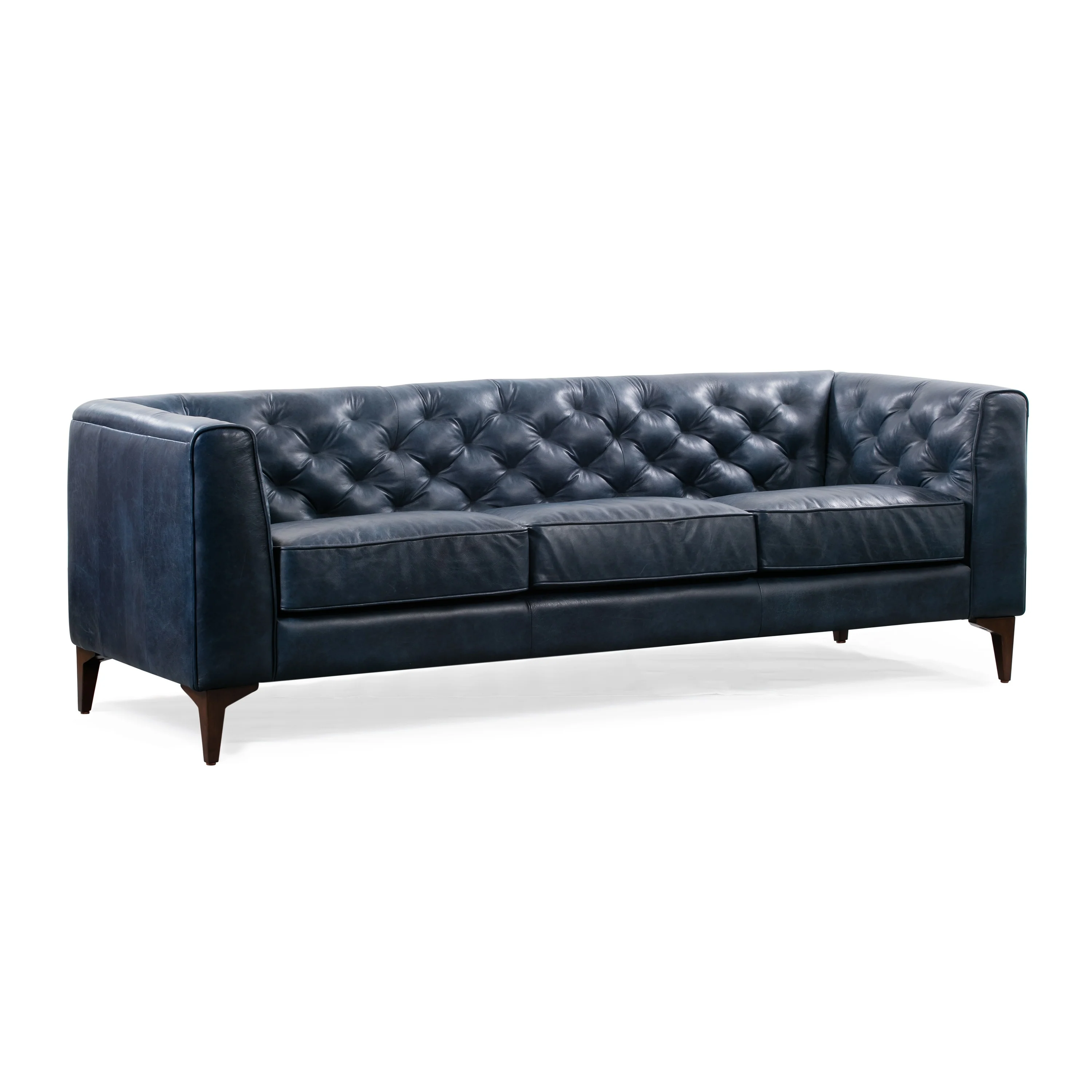 Poly & Bark Essex 89 Sofa - Full Grain Genuine Italian Leather