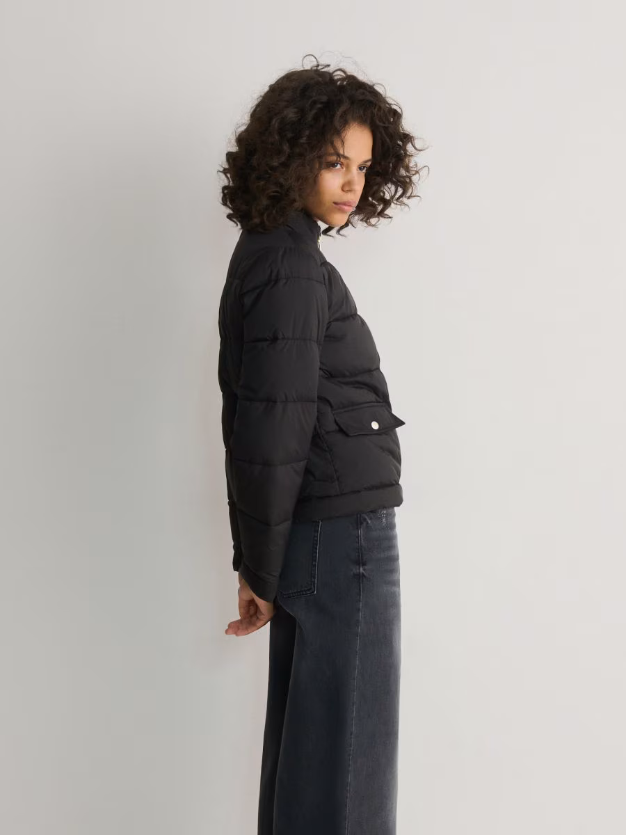 Cropped Quilted Jacket