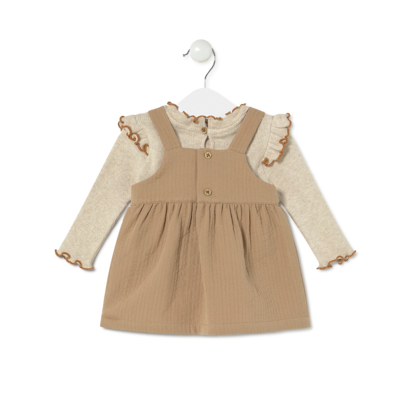 Conjunto de niña Brown Beige