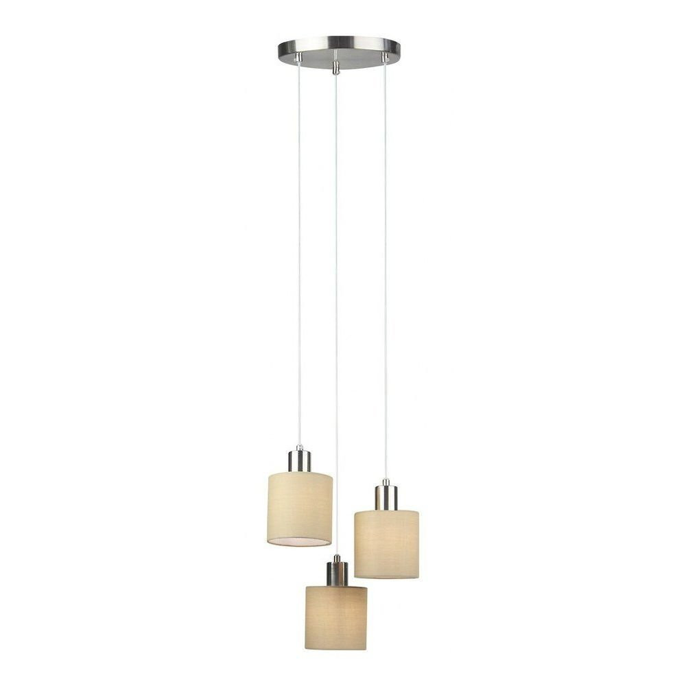 Lampa wisząca brązowa Natina 3xE14x25W wym: 117x33x33 cm Rabalux
