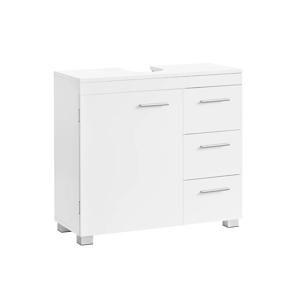 Meuble sous lavabo blanc